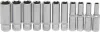 BGS technic Dugókulcsfej készlet hosszú colos hatszög fejekkel, 1/4”, 3/16”–1/2”, 11 részes (BGS 2429)