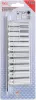BGS technic Dugókulcsfej készlet hosszú colos hatszög fejekkel, 1/4”, 3/16”–1/2”, 11 részes (BGS 2429)