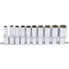   BGS technic Dugókulcsfej készlet hosszú colos hatszög fejekkel, 1/2”, 3/8”–15/16”, 10 részes (BGS 2435)