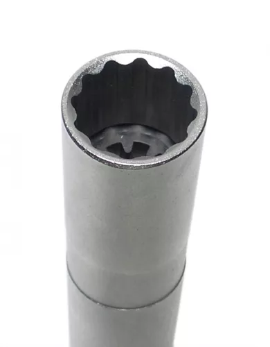 BGS technic Gyertyakulcs 14mm, 12-szögű, 3/8", 90mm hosszú (BGS 2446)
