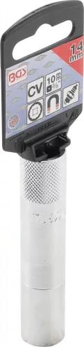 BGS technic Gyertyakulcs 14mm, 12-szögű, 3/8", 90mm hosszú (BGS 2446)