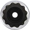 BGS technic 16mm-es gyújtógyertya kulcs, gumival, 12 pontos, gumi betét (BGS 2448)