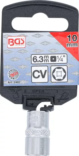 BGS technic 1/4" "Pro Torque" dugókulcs, 10 mm (BGS 2482)
