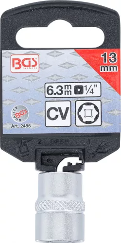 BGS technic 1/4" "Pro Torque" dugókulcs, 13 mm (BGS 2485)