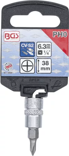 BGS technic Bitfej 1/4" PH0 (BGS 2504)