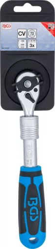 BGS technic Racsnis kulcs, kihúzható | 6,3 mm (1/4") | 190 - 225 mm (25120)