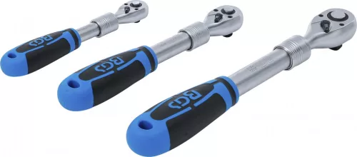 BGS technic Racsnis kulcs készlet | kihúzható | 6,3 mm (1/4") - 10 mm (3/8") - 12,5 mm (1/2") | 3 darabos (25123)