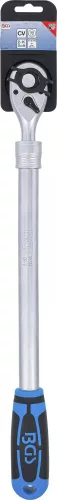 BGS technic Dugókulcs hajtókar teleszkópos nyéllel, 1/2”, 455–595 mm, 72 fogú racsnifejjel (BGS 25124)