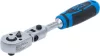 BGS technic Csuklófejes racsnis hajtókar 1/4”, 165 mm, reteszelhető fejjel (25130)