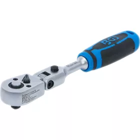   BGS technic Csuklófejes racsnis hajtókar 1/4”, 165 mm, reteszelhető fejjel (25130)