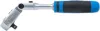 BGS technic Csuklófejes racsnis hajtókar 1/4”, 165 mm, reteszelhető fejjel (25130)