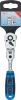 BGS technic Csuklófejes racsnis hajtókar 1/4”, 165 mm, reteszelhető fejjel (25130)