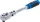 BGS technic Csuklófejes racsnis hajtókar 3/8”, 245 mm, reteszelhető fejjel (25131)