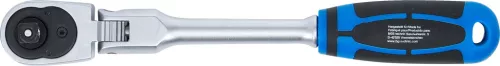 BGS technic Csuklófejes racsnis hajtókar 3/8”, 245 mm, reteszelhető fejjel (25131)