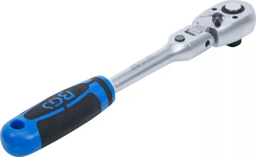 BGS technic Csuklófejes racsnis hajtókar 1/2”, 295 mm, reteszelhető fejjel (25132)