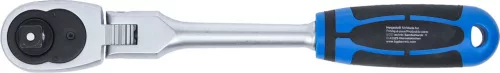 BGS technic Csuklófejes racsnis hajtókar 1/2”, 295 mm, reteszelhető fejjel (25132)