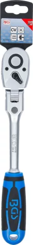 BGS technic Csuklófejes racsnis hajtókar 1/2”, 295 mm, reteszelhető fejjel (25132)