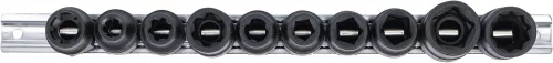 BGS technic Speciális dugókulcs készlet 10 db-os személygépkocsikhoz /3 - 5 - 6 - 10 szögű/ (BGS 2560)