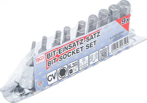 BGS technic Imbuszkulcs készlet SAE típusú 3/32"-3/8", 9 részes (BGS 2749)