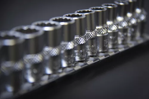 BGS technic Dugókulcsfej készlet colos tizenkétlapú fejekkel, 1/4”, 5/32”–9/16”, 12 részes (BGS 2755)