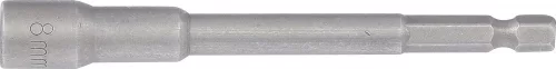 BGS technic Extra hosszú dugófej, 8 mm-es, 6 lapos fej - fúróba fogható, 6 lapos szár (BGS 2764)