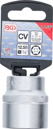 BGS technic 1/2" Dugókulcs, hatszögletű | 1.1/8" (BGS 2788)