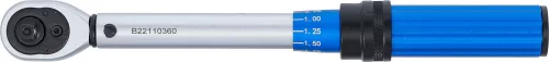 BGS technic Nyomatékkulcs 1/4”, 5–25 Nm, 72 fogú keskeny racsnifej, ±3% (BGS 2825)