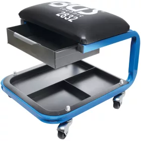   BGS technic Szerelőszék fiókkal és kerekekkel, 90 kg, 360 × 410 × 350 mm (BGS 2832)