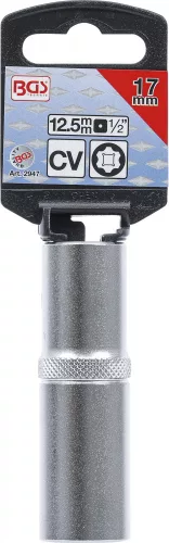 BGS technic 1/2" "Super Lock" hosszított dugókulcs, 17 mm (BGS 2947)