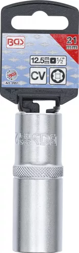 BGS technic 1/2" "Super Lock" hosszított dugókulcs, 21 mm (BGS 2951)