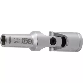   BGS technic Csuklós dugókulcs fej 3/8", 8mm (BGS 2980)
