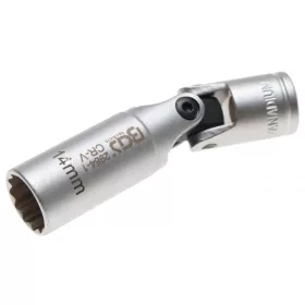   BGS technic 3/8" csuklós dugókulcs fej gyújtógyertyához, 14mm (BGS 2984-1)