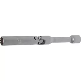   BGS technic Csuklós dugókulcs fej gyújtógyertyához 14mm, 3/8", 180mm (BGS 2987)