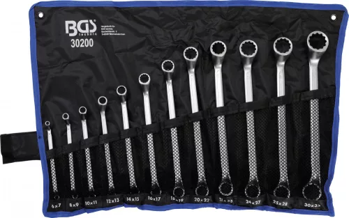BGS technic 12 részes csillag-csillagkulcs készlet 75 fokban hajlítot, 6-32 mm (BGS 30200)