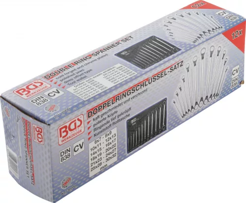 BGS technic 12 részes csillag-csillagkulcs készlet 75 fokban hajlítot, 6-32 mm (BGS 30200)