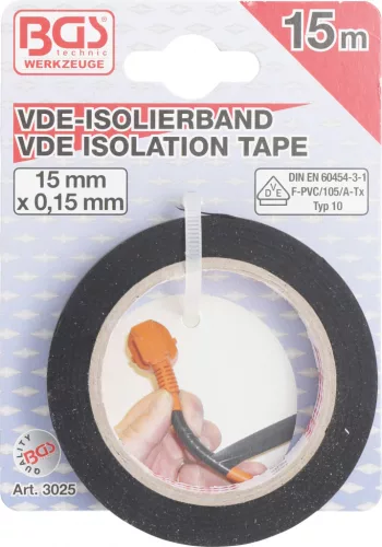 BGS technic Szigetelő szalag 15m (BGS 3025)