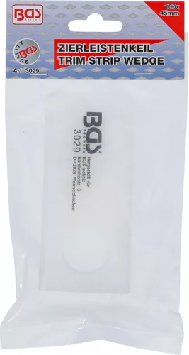 BGS technic Díszléc, kárpit, panel eltávolító ék 100x45mm, akasztó lyukkal (BGS 3029)