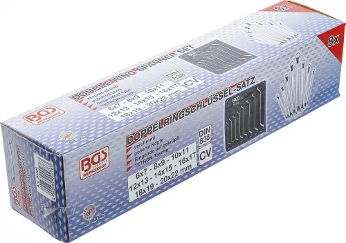 BGS technic 8 részes hajlított csillag-csillagkulcs készlet (BGS 30306)