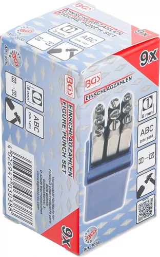 BGS technic Számbeütő készlet, 8mm (BGS 3038)