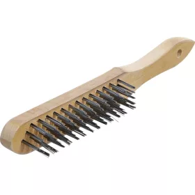 BGS technic Drót kefe, ipari acél, 5soros (BGS 3073)