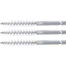   BGS technic Nylonkefe készlet | 11 mm | 1/4" | 3 darabos | a BGS 3078 kefekészlethez (BGS 3078-11-N)
