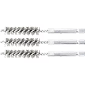   BGS technic Acélkefe készlet | 11 mm | 1/4" | 3 darabos | a BGS 3078 kefekészlethez (BGS 3078-11-S)