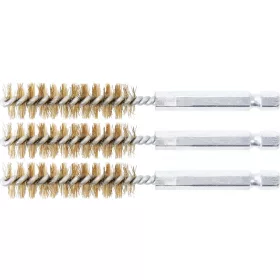   BGS technic Sárgarézkefe készlet | 13 mm | 1/4" | 3 darabos | a BGS 3078 kefekészlethez (BGS 3078-13-M)