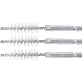   BGS technic Nylonkefe készlet | 14 mm | 1/4" | 3 darabos | a BGS 3078 kefekészlethez (BGS 3078-14-N)