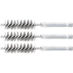  BGS technic Acélkefe készlet | 14 mm | 1/4" | 3 darabos | a BGS 3078 kefekészlethez (BGS 3078-14-S)
