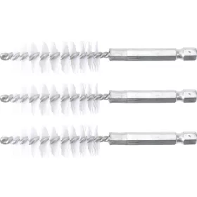   BGS technic Nylonkefe készlet | 17 mm | 1/4" | 3 darabos | a BGS 3078 kefekészlethez (BGS 3078-17-N)