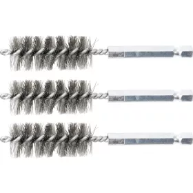   BGS technic Acélkefe készlet | 18 mm | 1/4" | 3 darabos | a BGS 3078 kefekészlethez (BGS 3078-18-S)