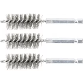   BGS technic Acélkefe készlet | 19 mm | 1/4" | 3 darabos | a BGS 3078 kefekészlethez (BGS 3078-19-S)
