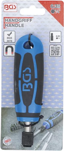 BGS technic Kefetartó markolat | 1/4" | a BGS 3078 kefekészlethez (BGS 3078-2)