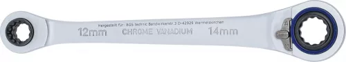BGS technic Racsnis csillagkulcs "4 az 1-ben" | 10 x 12, 14 x 17 mm (BGS 30818)
